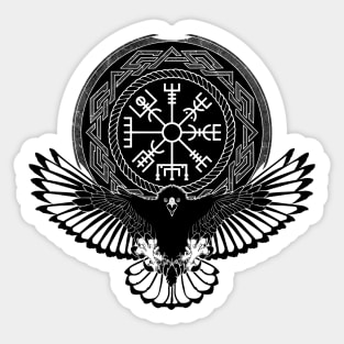 Viking Eagle, Vegvisir and Celtic Knotwork Sticker